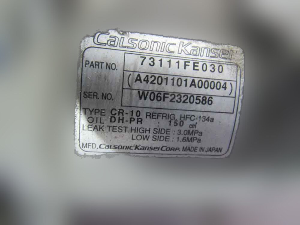 компрессор кондиционера Subaru Impreza GG2 - Image 7