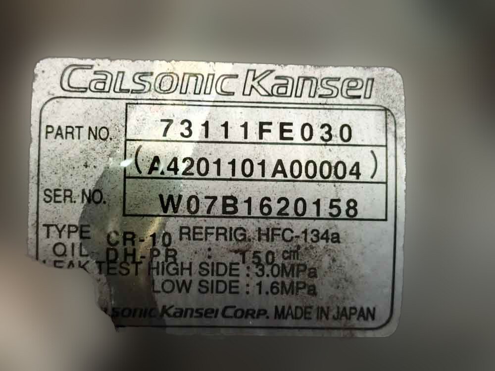 компрессор кондиционера Subaru Impreza GG3 - Image 6